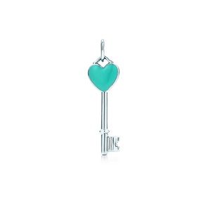 Authentic Tiffany Heart Key Pendant